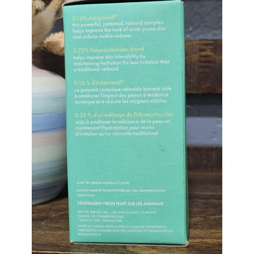 Skinfix Acne+ Adapinoid Gel For Acne Prone Skin 1oz/30mL FULL SZ SEAL BOX $48